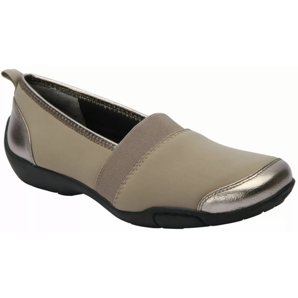 NEW ROSHOMMERSON 7.5SS Carol Pewter Stretch SlipOn